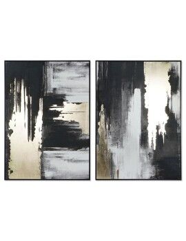 Cuadro DKD Home Decor Abstracto Moderno 100 x 4 x 140 cm (2 Unidades)