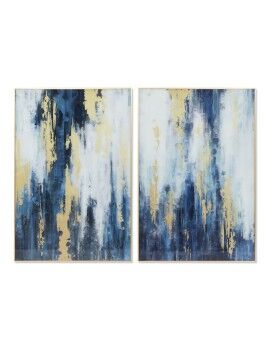 Cuadro DKD Home Decor 80 x 2,5 x 120 cm Abstracto Moderno (2 Unidades)