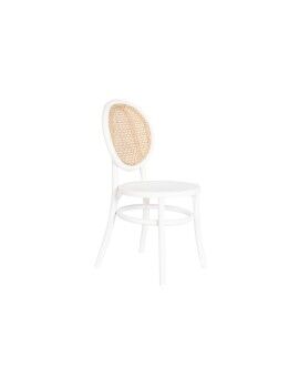 Cadeira DKD Home Decor Branco Preto Natural 43 x 50 x 89 cm
