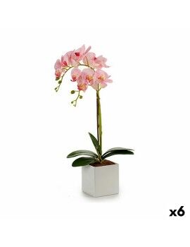 Planta Decorativa Orquídea 18 x 47 x 14 cm Plástico (6 Unidades)