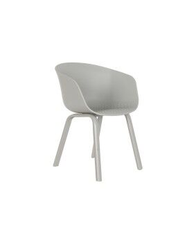 Cadeira de Sala de Jantar DKD Home Decor Cinzento claro 56 x 58 x 78 cm 60 x 55 x 78 cm