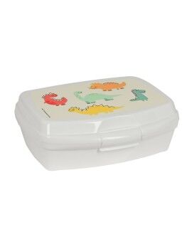 Fiambrera para Sandwich Safta Dinos 17 x 6 x 14 cm Crema