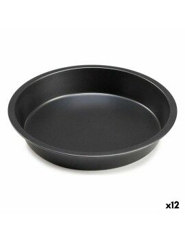 Molde para Horno Ø 28 cm Metal Gris oscuro (12 Unidades)