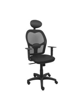 Cadeira de escritório com apoio para a cabeça P&C B10CRNC Preto