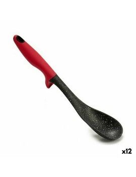 Cucharón Negro Rojo Nailon 7 x 32 x 7 cm (12 Unidades)