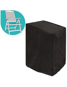 Capa para Cadeira Poltrona Preto PVC 89 x 76 x 107 cm