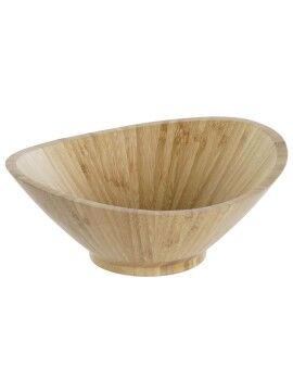 Cuenco DKD Home Decor Natural Bambú 24,6 x 22,5 x 9,5 cm