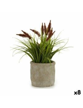 Planta Decorativa Espiga Plástico 12 x 30 x 12 cm (8 Unidades)