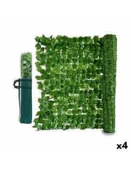 Cerca de Jardim Folhas 1 x 3 m Verde Claro Plástico (4 Unidades)