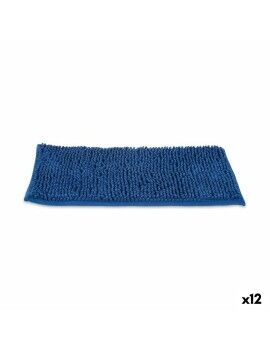 Tapete de banho Azul 59 x 40 x 2,5 cm (12 Unidades)