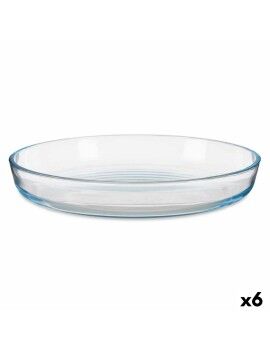 Bandeja para Horno Transparente Vidrio de Borosilicato 31,5 x 5 x 31,5 cm (6 Unidades)