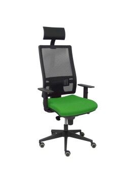 Cadeira de escritório com apoio para a cabeça Horna P&C SBALI15 Verde