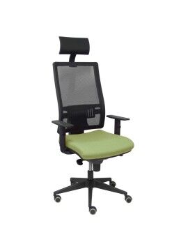 Cadeira de escritório com apoio para a cabeça Horna P&C BALI552 Azeitona