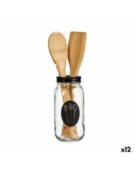 Tarro Paleta de Cocina Metal 840 ml 9 x 17 x 9 cm (12 Unidades)