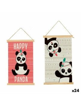 Decoração de Parede Urso Panda 1 x 54 x 33 cm (24 Unidades)