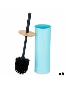 Piaçaba Azul Metal Bambu Plástico 9,5 X 27 X 9,5 cm (6 Unidades)