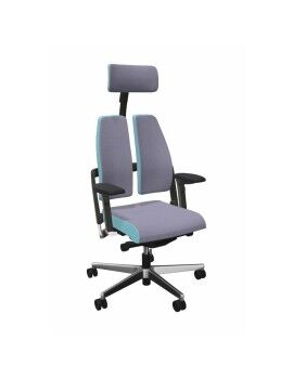 Cadeira de escritório com apoio para a cabeça Nowy Styl Xilium Duo traslak X-move Cinzento