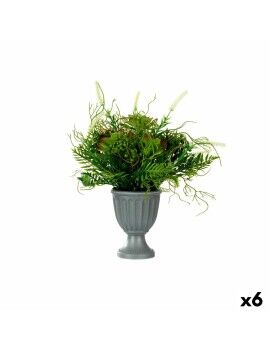 Planta Decorativa Copo Plástico 21 x 30 x 21 cm (6 Unidades)