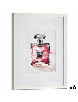 Cuadro Perfume Vidrio Aglomerado 33 x 3 x 43 cm (6 Unidades)