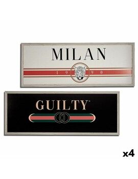 Cuadro GUILTY MILAN Aglomerado 2 x 46 x 121 cm (4 Unidades)