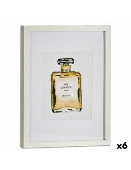 Pintura CH Nº5 Perfume Vidro Aglomerado 33 x 3 x 43 cm (6 Unidades)