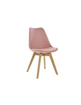 Cadeira Home ESPRIT Cor de Rosa Natural 48 x 55 x 82 cm