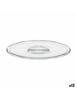 Tapa Stefanplast Tosca Transparente Plástico 23,5 x 2 x 23,5 cm (12 Unidades)