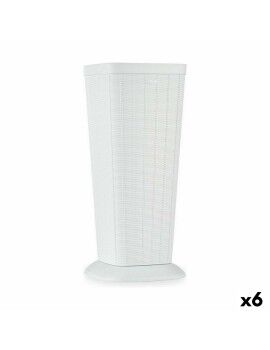 Suporte de guarda-chuva Stefanplast Elegance Branco Plástico 25 x 57 x 25 cm (6 Unidades)