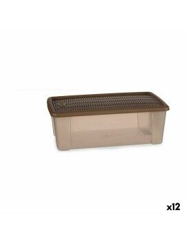 Caja de Almacenaje con Tapa Stefanplast Elegance Beige Plástico 5 L 19,5 x 11,5 x 33 cm (12...