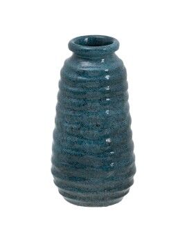Vaso Azul Cerâmica 15 x 15 x 30 cm