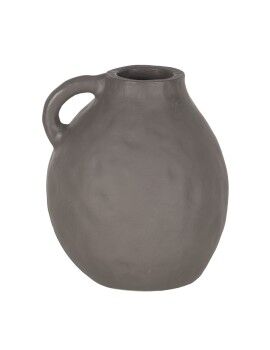 Vaso Cinzento Cerâmica 18 x 18 x 20 cm