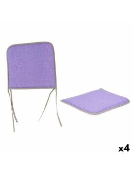 Almofada para cadeiras 38 x 2,5 x 38 cm (4 Unidades)