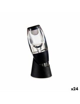 Aireador de Vino Negro Transparente TPE 24 Unidades