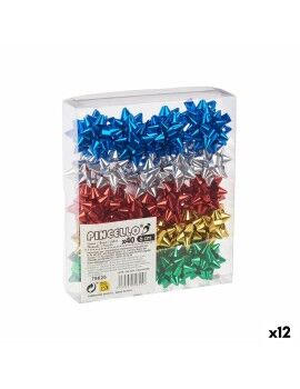 Argolas Brilho Multicolor PVC 5 x 3,5 x 5 cm (12 Unidades)