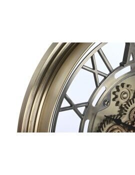 Relógio de Parede Home ESPRIT Dourado Cristal Ferro 80 x 10 x 86 cm