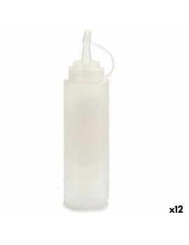 Frasco para Molhos Transparente Plástico 200 ml (12 Unidades)