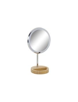 Espelho de Aumento com LED DKD Home Decor Prateado 20 x 14 x 34 cm