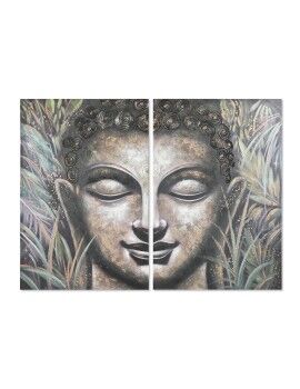 Conjunto de 2 quadros Home ESPRIT Buda Oriental 160 x 3 x 120 cm