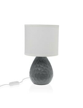 Lâmpada de mesa Versa Cinzento Branco Cerâmica 40 W 15,5 x 27,5 cm