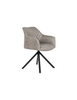 Cadeira DKD Home Decor Preto Cinzento 55 x 58 x 83 cm