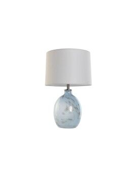 Lâmpada de mesa Home ESPRIT Azul Branco Cristal 50 W 220 V 40 x 40 x 66 cm
