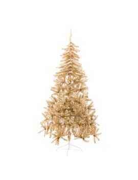 Árvore de Natal Dourado Metal Plástico 210 cm