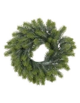 Coroa de Natal Verde PVC 37 x 37 cm