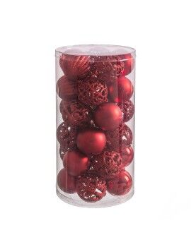 Bolas de Natal Vermelho Plástico 5 x 5 x 5 cm (30 Unidades)
