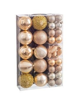 Bolas de Natal Dourado (50 Unidades)