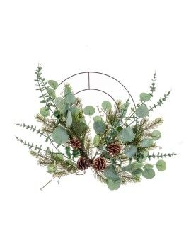 Colgador para Puertas Navidad Verde Natural Metal Plástico 51 cm