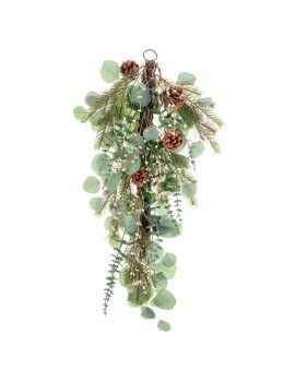 Colgador para Puertas Navidad Verde Natural Ratán Plástico 71,12 cm