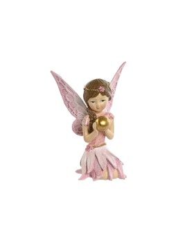 Figura Decorativa Home ESPRIT Rosa Hada 7,5 x 6,5 x 11 cm