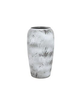 Vaso Home ESPRIT Branco Preto Cerâmica 36 x 36 x 70 cm