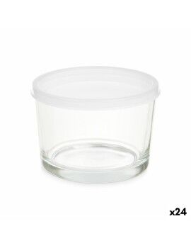 Lancheira Transparente Vidro Polipropileno 200 ml (24 Unidades)